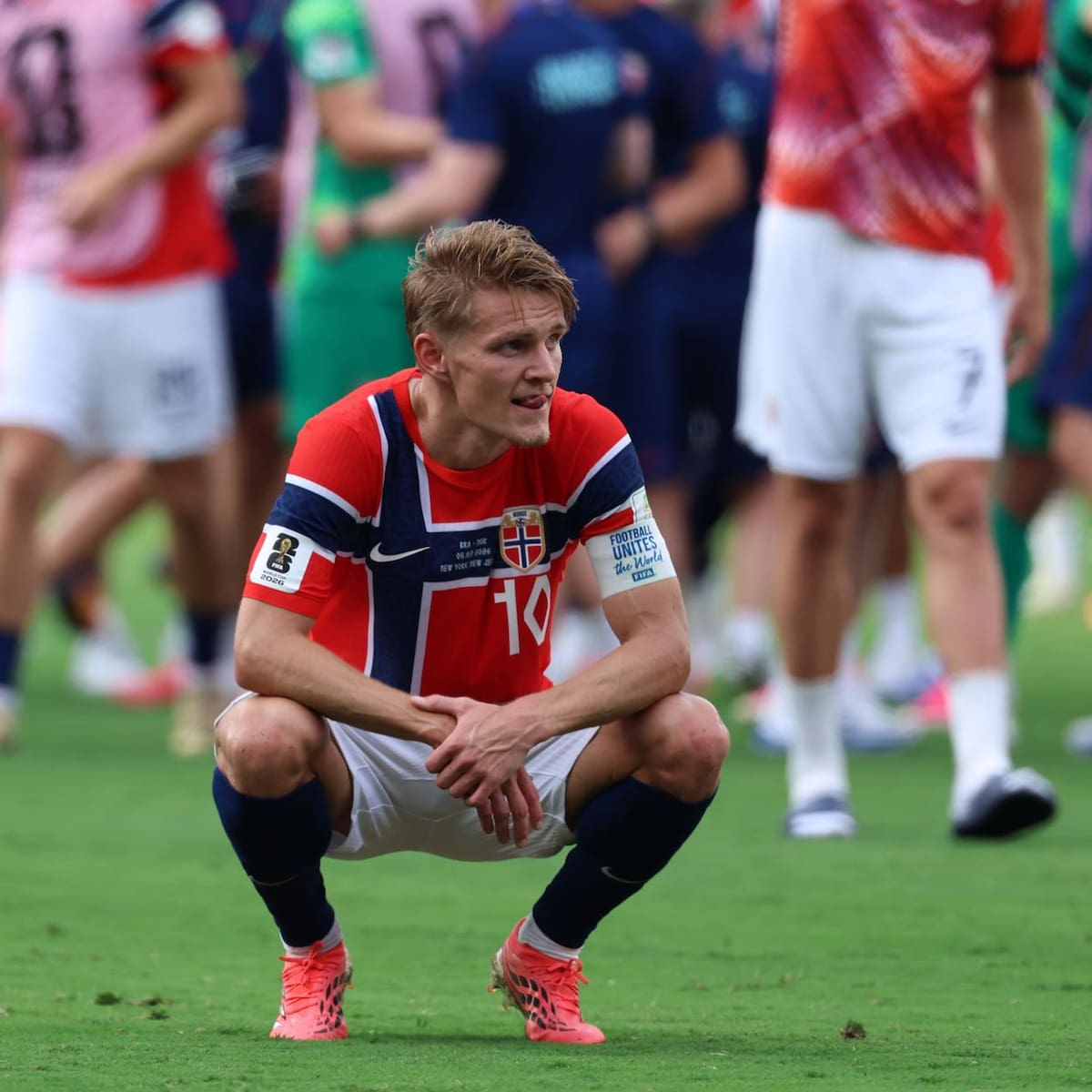 El drama de Noruega tras eliminar a Brasil: jugadores enfermos y un DT exhausto que no pudo festejar