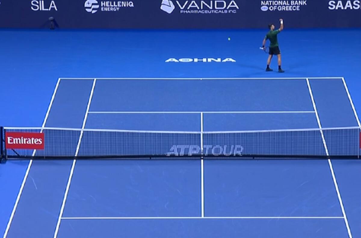 VIDEO | ¡Lo festejó como un título! Así celebró Djokovic tras por fin ganarle un set a Tabilo