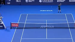 VIDEO | ¡Lo festejó como un título! Así celebró Djokovic tras por fin ganarle un set a Tabilo