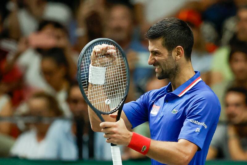 jugando Copa Davis. EFE