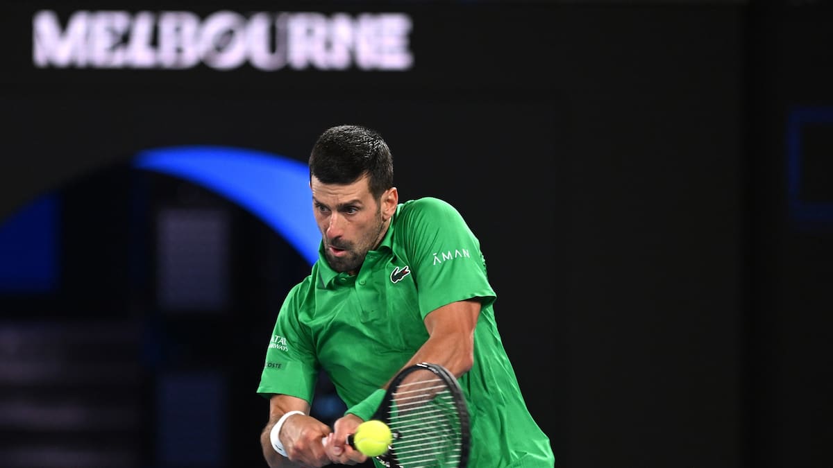 VIDEO | ¡Histórico! El match point de Novak Djokovic para pasar a la final del Australian Open 2026