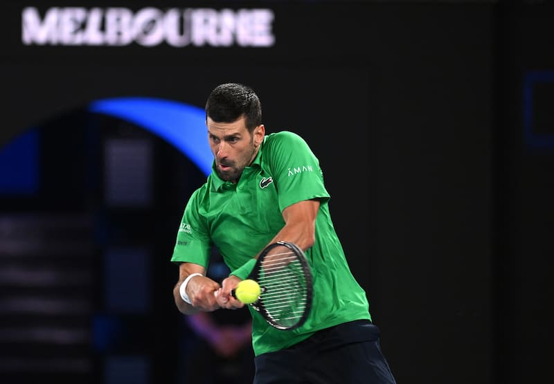 El serbio llegará descansado a su partido de cuartos de final del Australian Open. Foto: Agencia EFE.