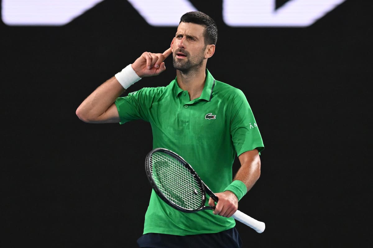 Celebrando su triunfo N° 400 en Grand Slams. Foto: EFE.