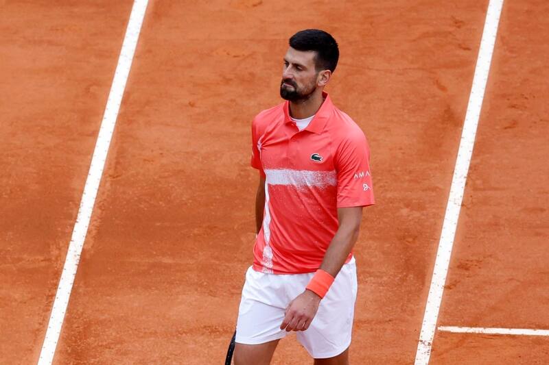 tras perder ante Alejandro Tabilo en Montecarlo. Foto: EFE.