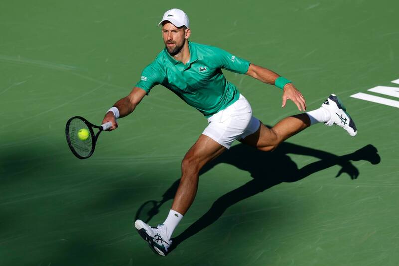, tenista serbio, va por la gloria una vez más en Miami. Foto: EFE.