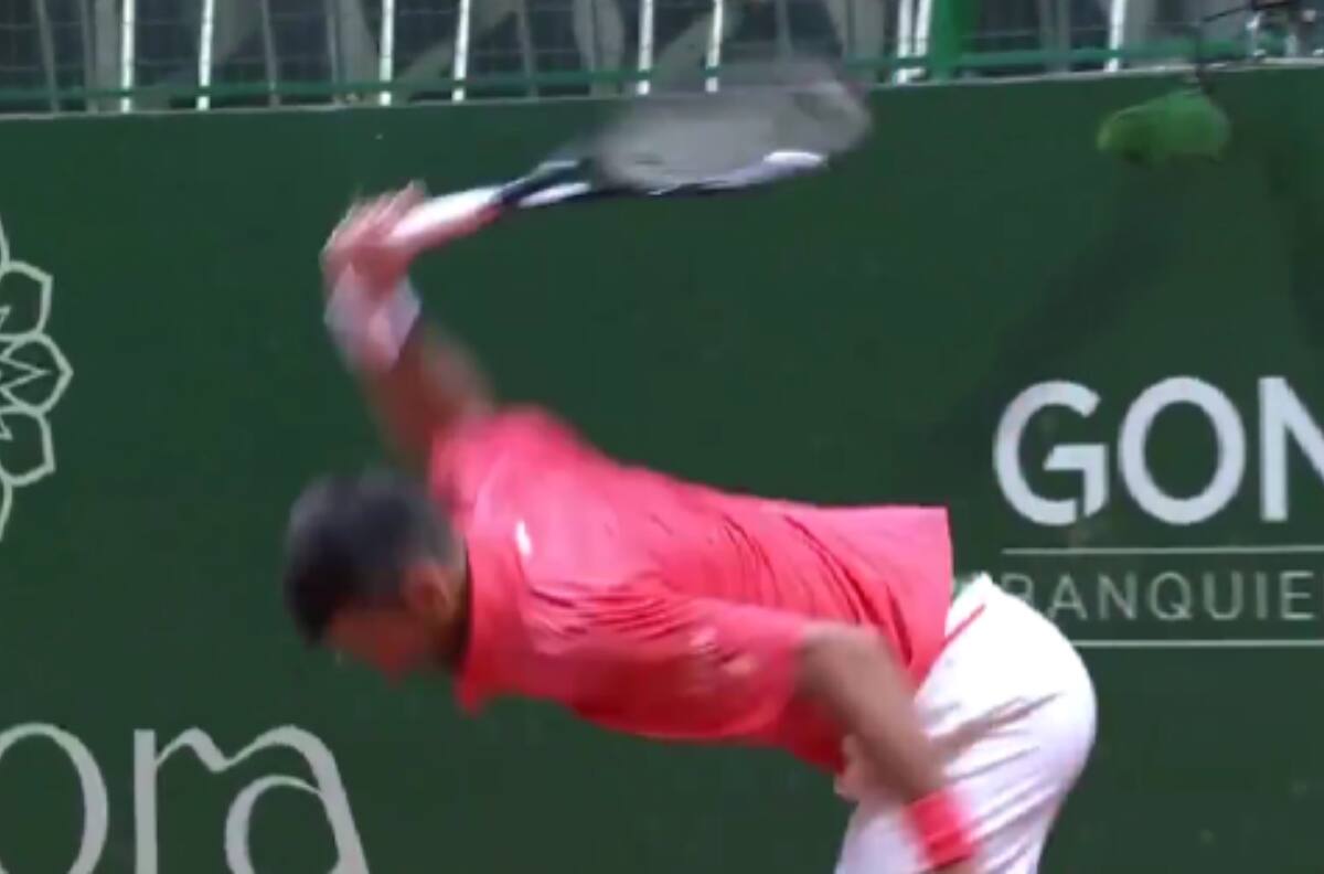 VIDEO | Destrozó la raqueta: el feroz enojo de Novak Djokovic en el ATP de Ginebra