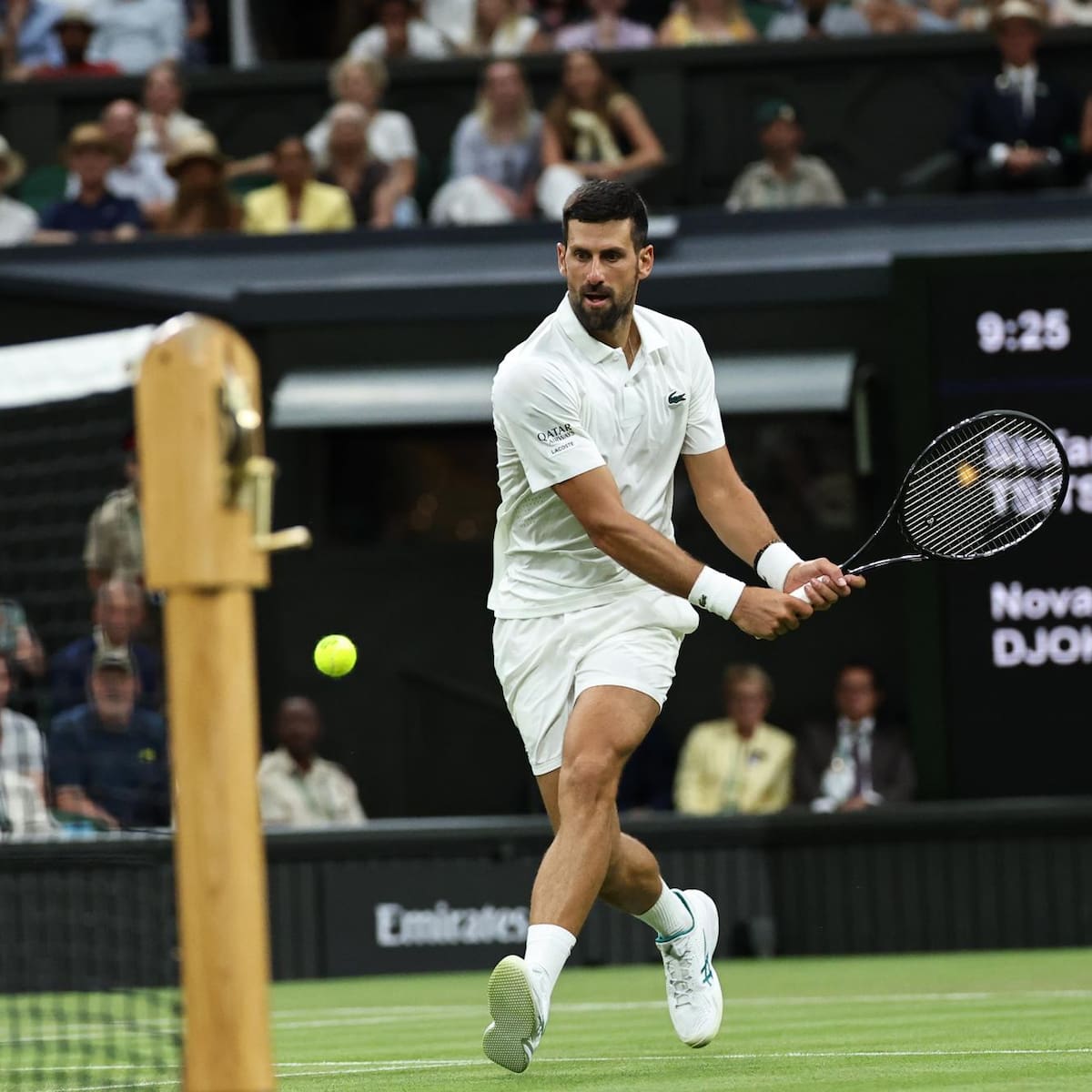 Djokovic le gana el primer gallito a Sinner en Wimbledon