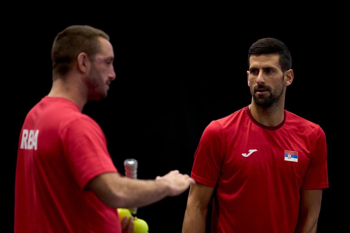 El serbio junto a Troicki en Copa Davis. Foto: EFE.