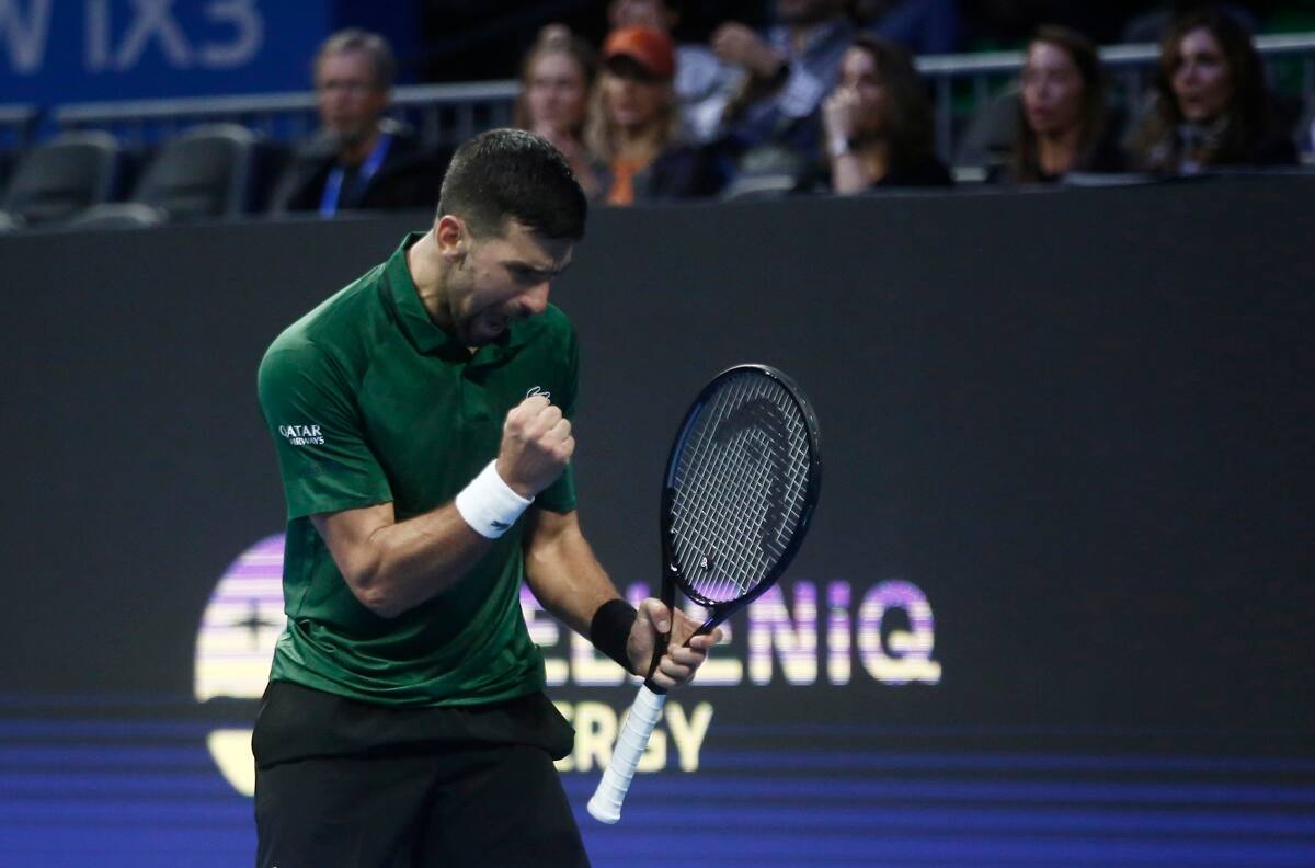 Djokovic le ganó la final de Atenas y lo dejó fuera del ATP Finals en el último torneo del año