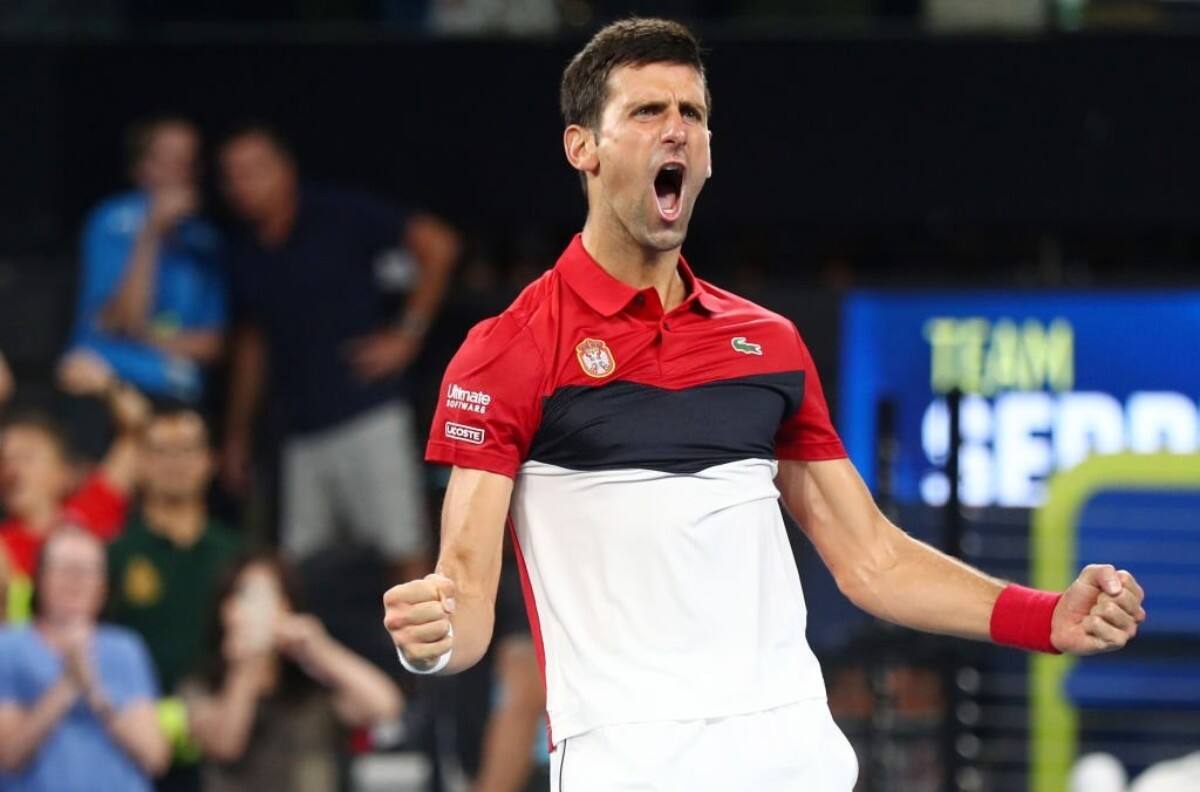 Con este punto Djokovic se impuso a Nadal en la ATP Cup