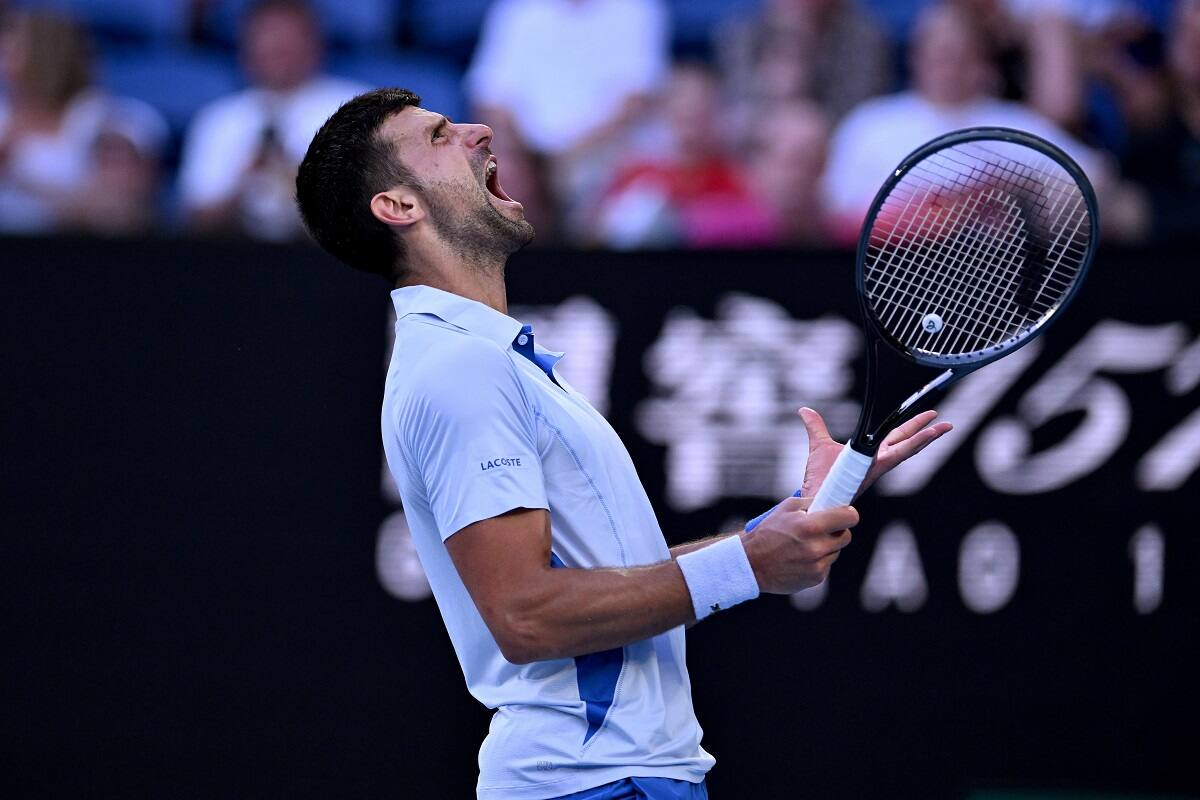 Novak Djokovic en el Australian Open. EFE