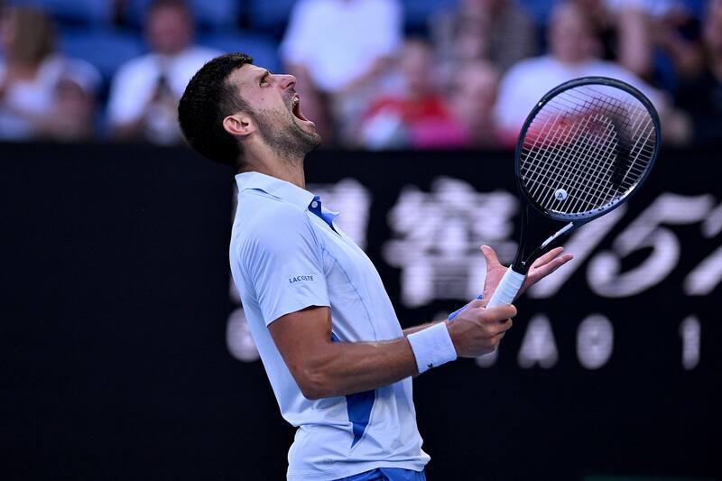 Novak Djokovic en el Australian Open. EFE