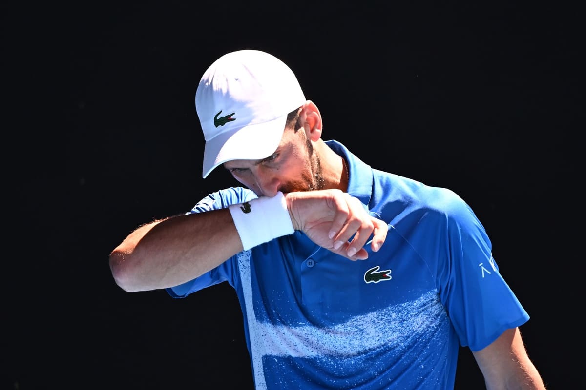 Novak Djokovic en el Australian Open. EFE