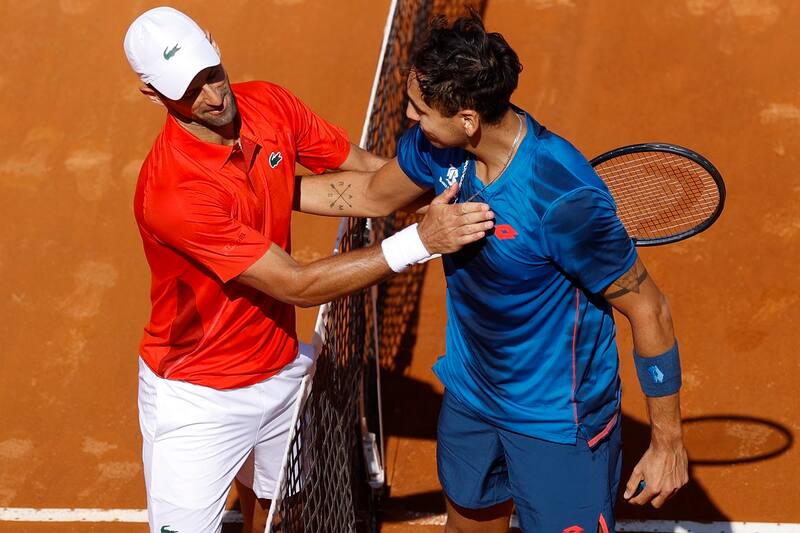 en el Masters 1000 de Roma. EFE