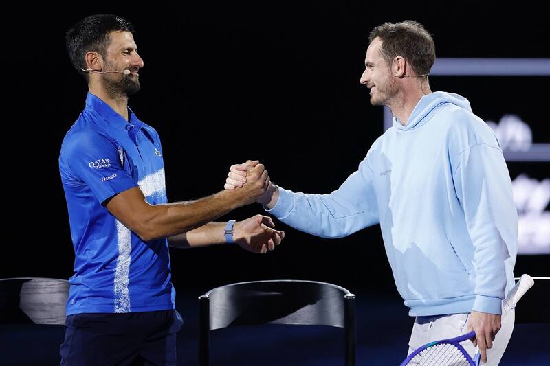 Novak Djokovic y Andy Murray