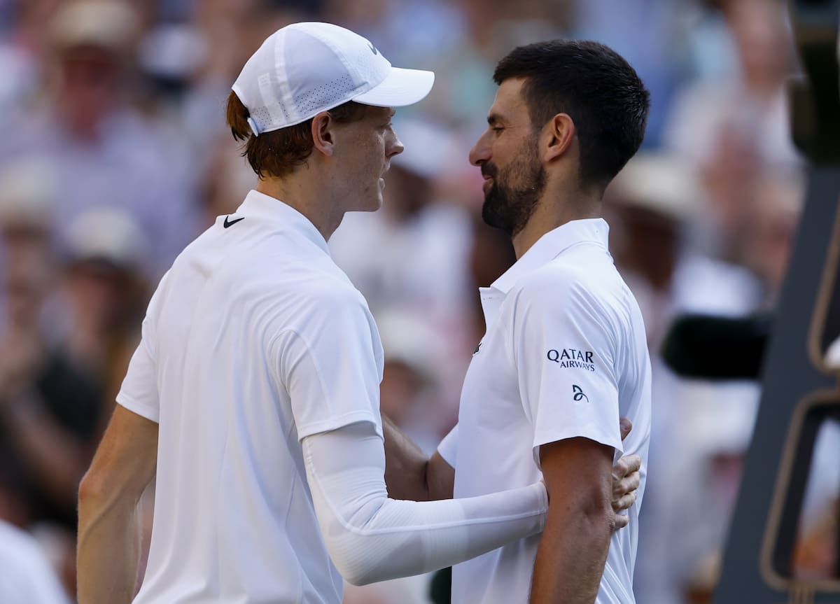El italiano y el serbio podrían protagonizar una semifinal de impacto en Wimbledon.