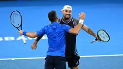 Djokovic y Kyrgios partieron con todo en el dobles del ATP de Brisbane