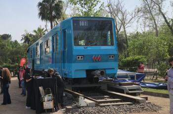 Metro de Santiago suma carro del icónico NS74 al Parque Museo Ferroviario