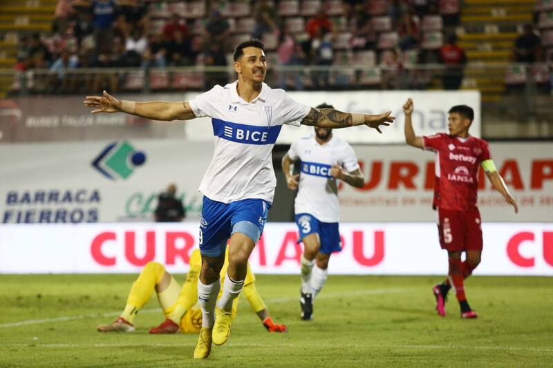 Fernando Zampedri marcó el tanto decisivo para Universidad Católica ante Ñublense (Foto: Aton)