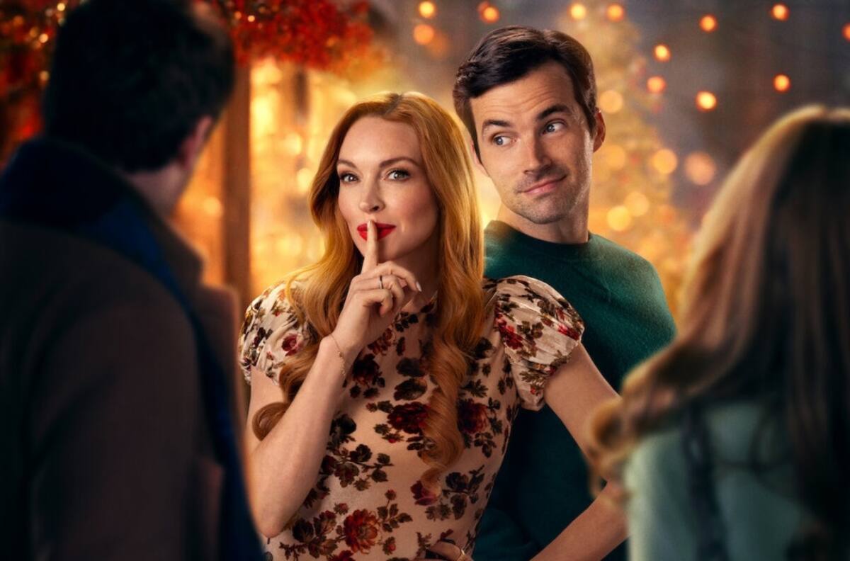 “Nuestro Secretito”: De qué se trata la nueva comedia navideña con Lindsay Lohan que es la más vista en Netflix
