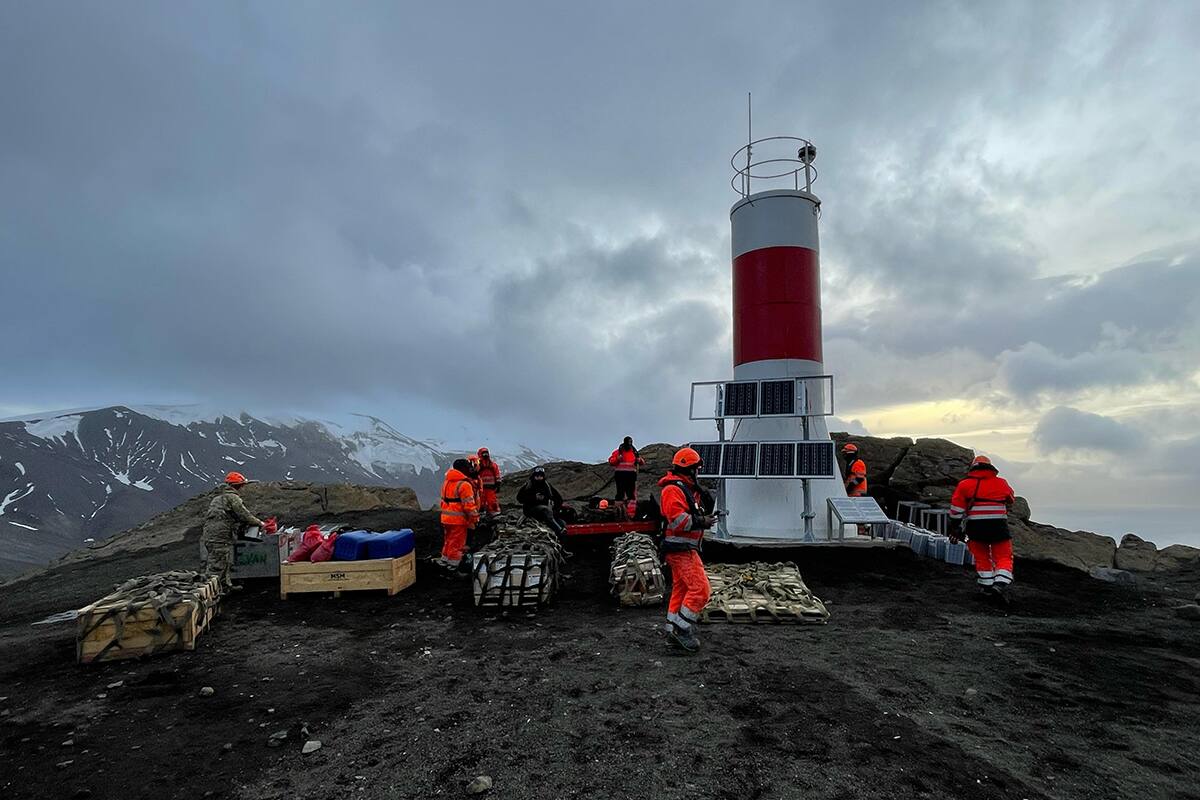 está ubicado en el peñón sur de la remota Isla Decepción. Créditos: Cedida.