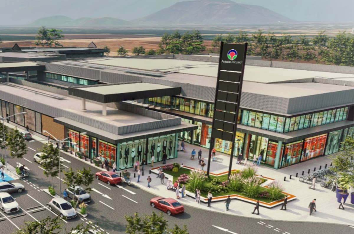 Así será el nuevo mall de 40.000 metros cuadrados de Parque Arauco en Chicureo: Inversión superó los US$106 millones