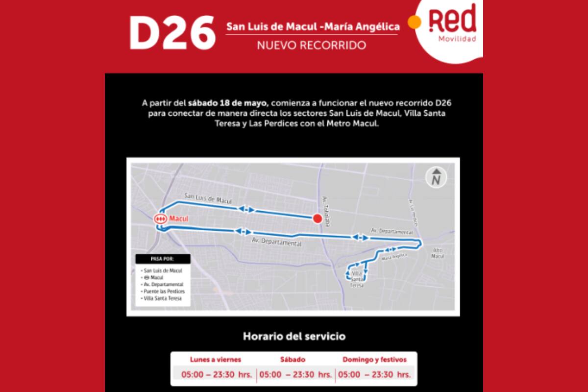 Conoce por dónde se trasladará.