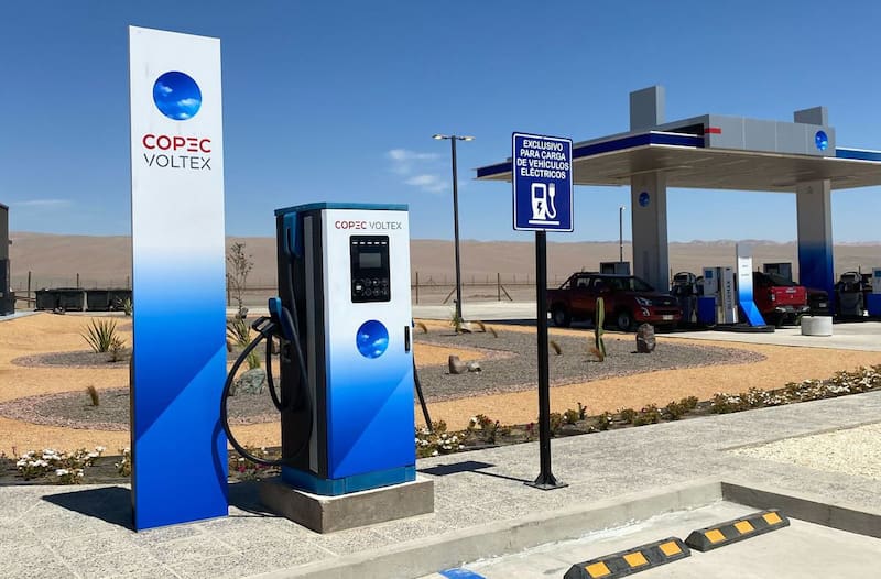 Se trata de cuatro puntos de carga para unir Antofagasta y San Pedro de Atacama