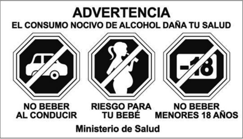 Estos serán los mensajes que se podrán ver en los envases.