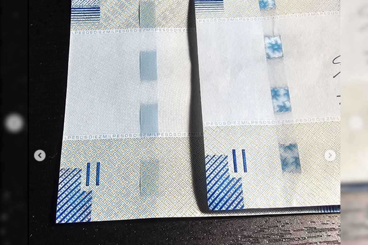 La gente suele confundir este error con un billete falso.