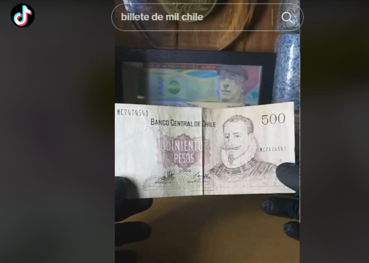El coleccionista Ignacio Villalón cuenta mediante su cuenta en Tik Tok “Error Coins Chile” más detalles sobre estos billetes.