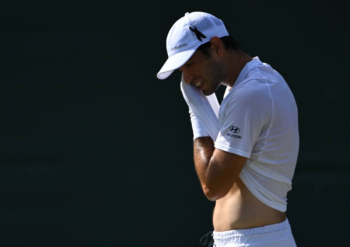 y su luto por Diogo Jota en Wimbledon. EFE