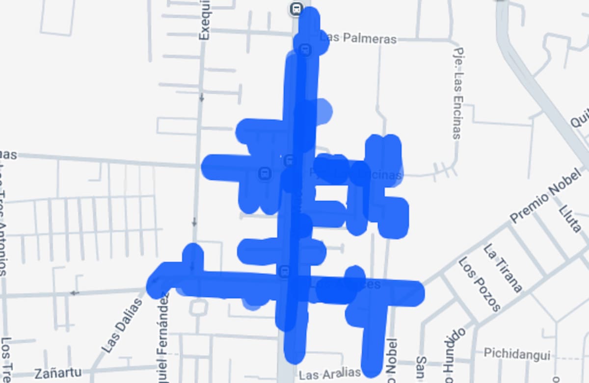 Estas calles se verán afectadas por corte de luz programado. Créditos: Enel.