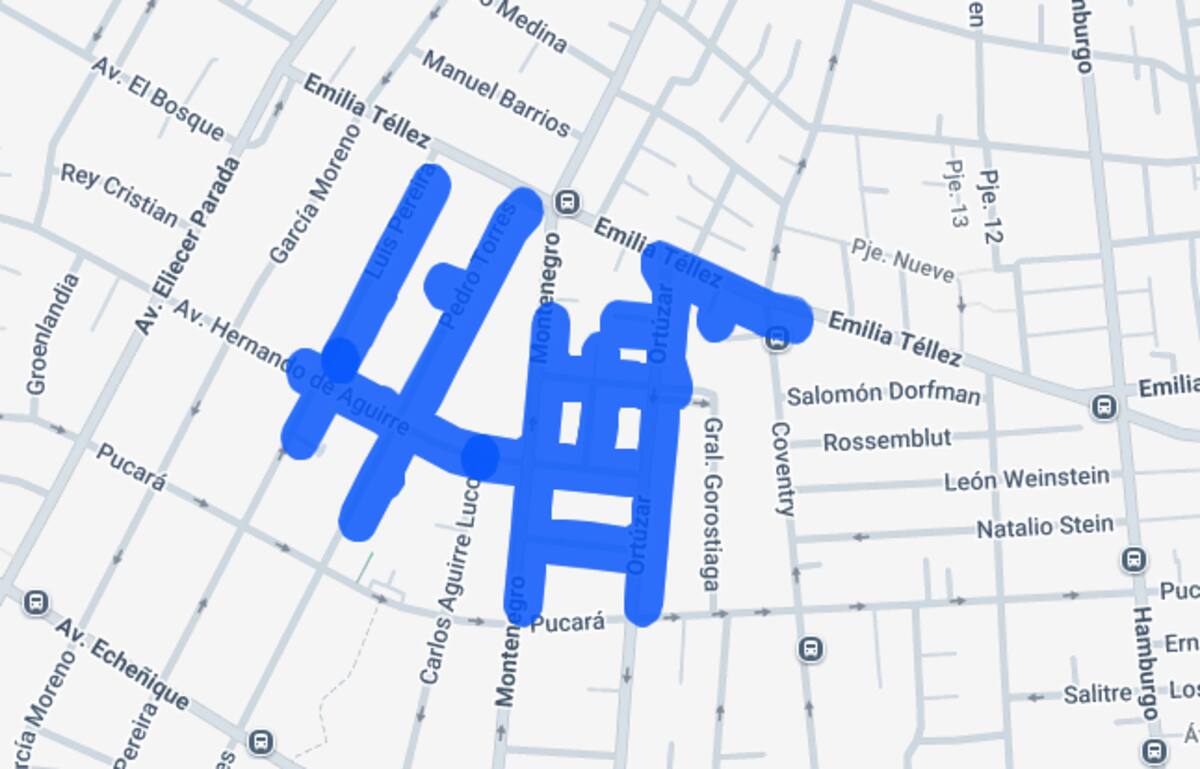 Esta zona tendrá corte de luz este miércoles.