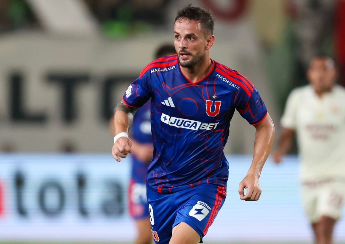 El delantero llegaría al duelo del viernes ante Audax Italiano. Foto: Prensa UCH