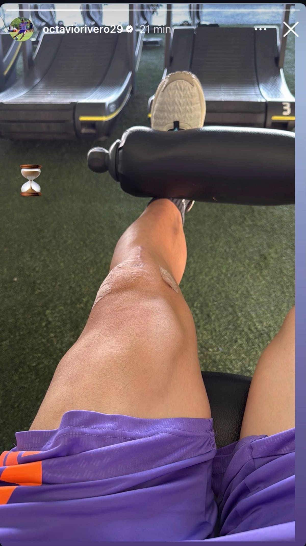 Mostró parte de su recuperación en la U.