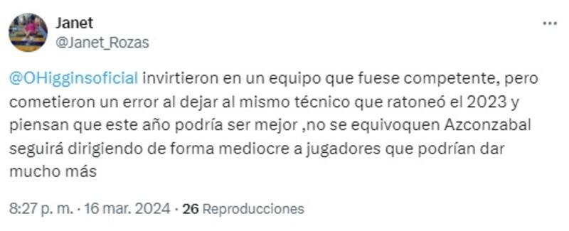 Hinchas creen que tienen buen equipo, pero un mal DT