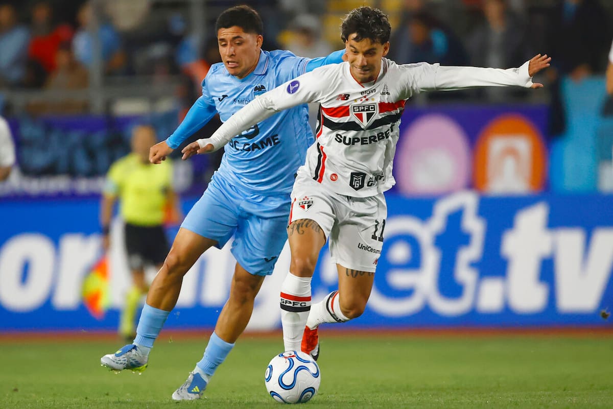 Juegan por Copa Sudamericana. Foto: Agencia Aton.