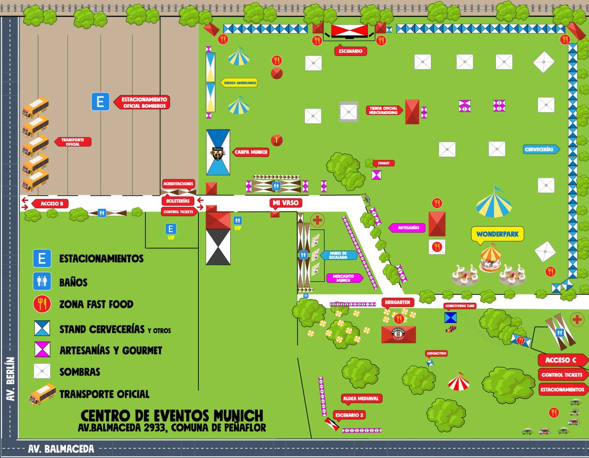 Mapa de ubicación y estacionamiento.