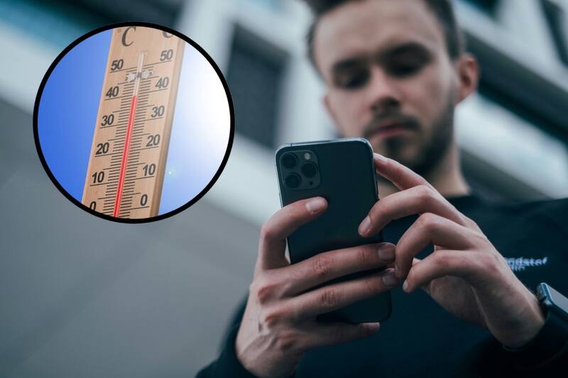 Cómo afecta el calor a los teléfonos y computadores.