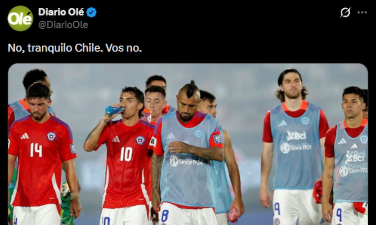 La burlesca publicación del medio argentino.