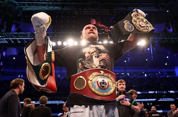 Usyk, la súperestrella del boxeo mundial ignorada por Occidente