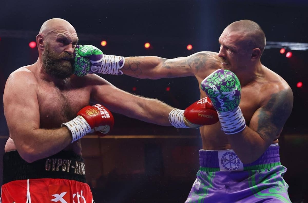 Ya es leyenda: Usyk volvió a derrotar a Fury para seguir como el rey de los pesos pesados