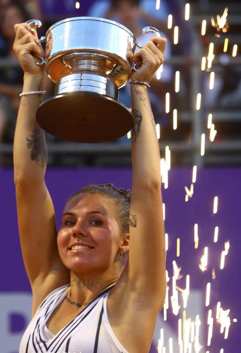 La ucraniana es la flamante campeona del WTA 125 de Chicureo. Instagram: @copalpopen