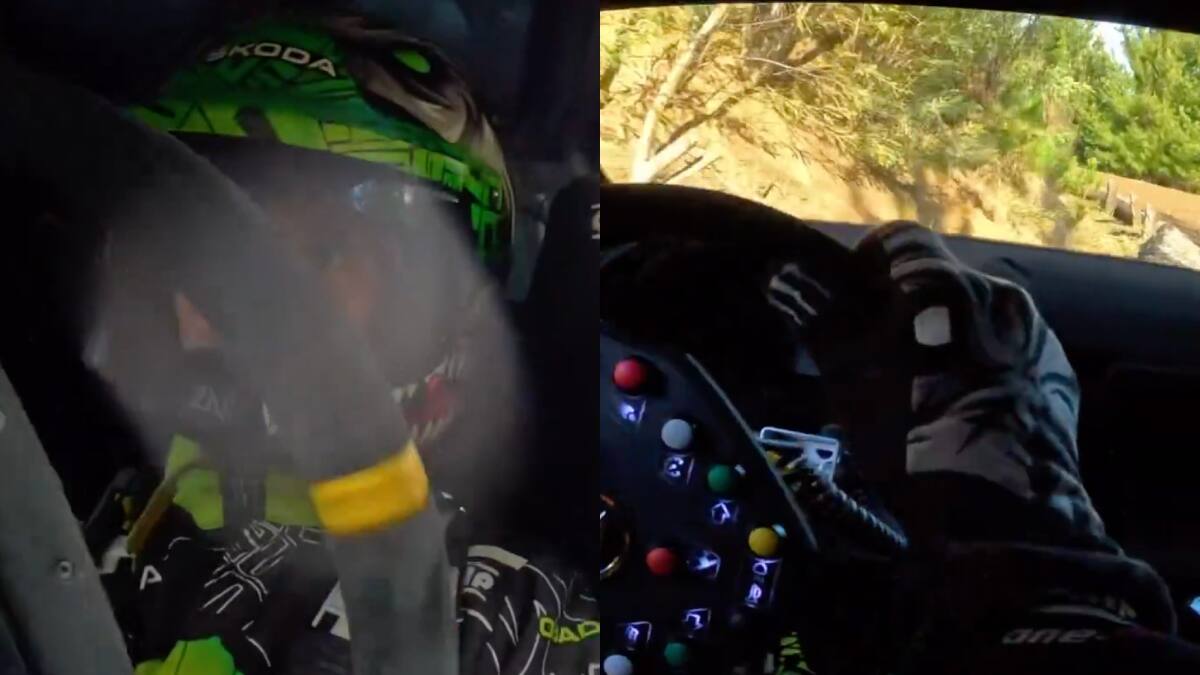 VIDEO | Así se ve desde adentro la carrera del sueco Oliver Solberg en el Rally de Chile Biobío 2024