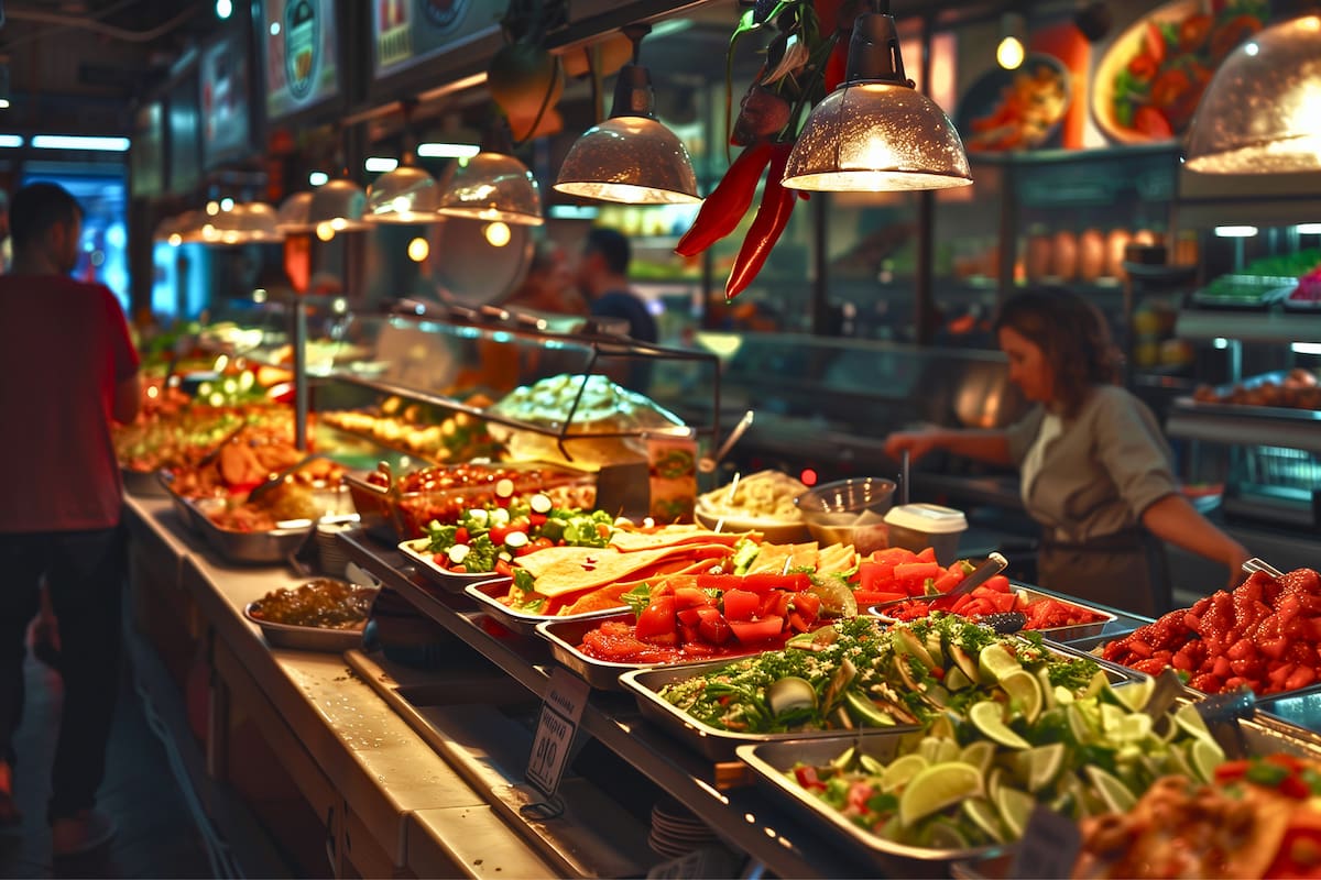 Panorama de comida sin límite para el Día del Padre. Foto: Freepik.