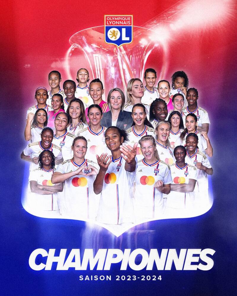 Se consagró campeón del fútbol francés.