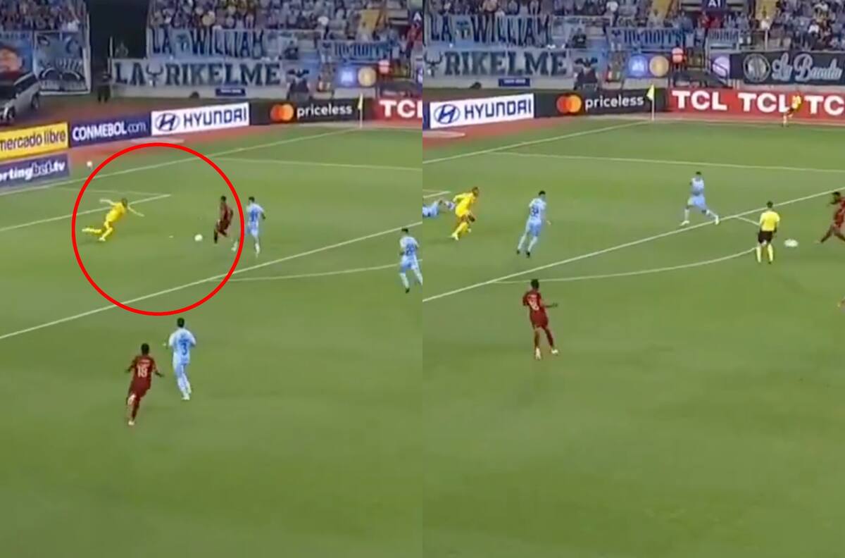 VIDEO | Omar Carabalí la sigue rompiendo en Libertadores y ahora brilla con esta doble atajada