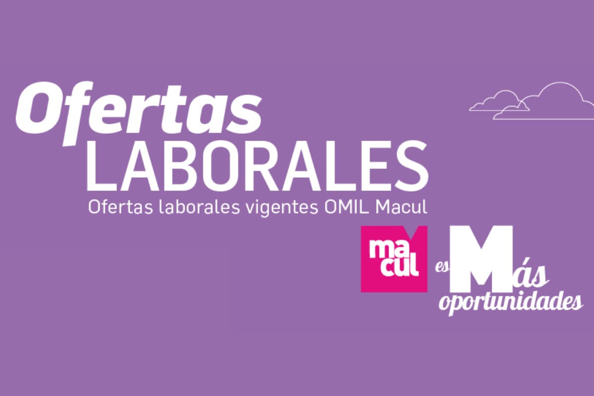 Conoce las ofertas laborales publicadas por la OMIL de Macul.