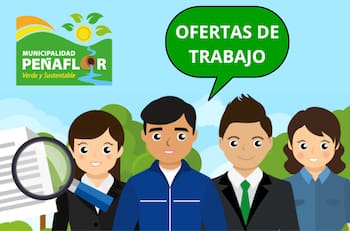 OMIL de Peñaflor publica ofertas de trabajo con sueldos que empiezan en $400.000